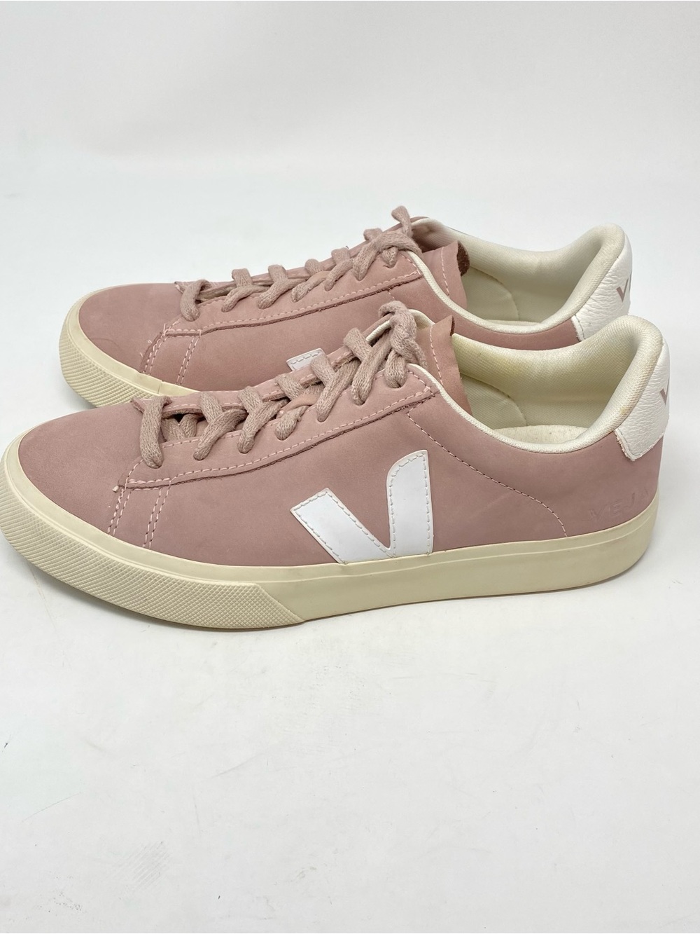 VEJA Campo Nubuck Sneakers Babe Pink White - Picture 2 of 11